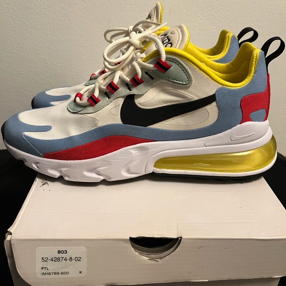 Women's Air Max 270 React “Bauhaus” Size 9.5 Women - Picture 2 of 15